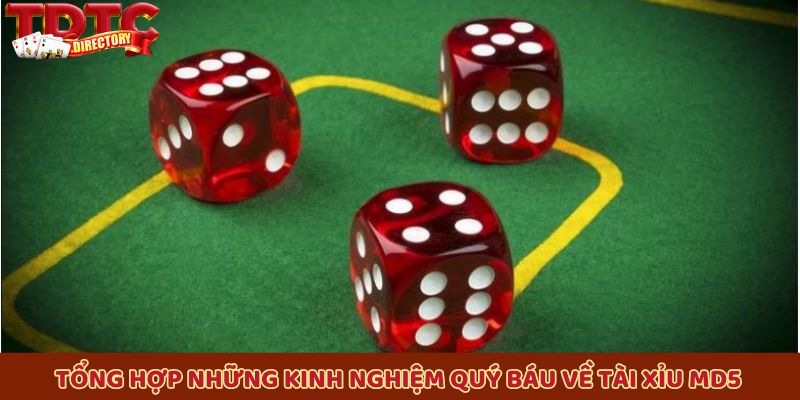 Tổng hợp những kinh nghiệm quý báu về tài xỉu MD5